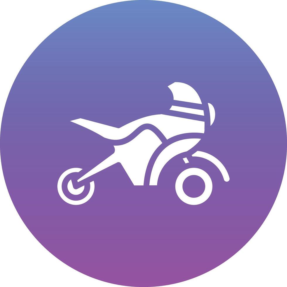Race Bike Vector Icon
