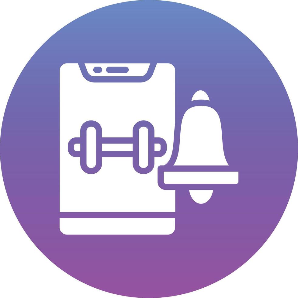 Workout Notification Vector Icon