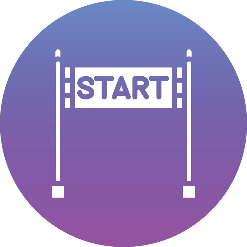 Race Start Vector Icon