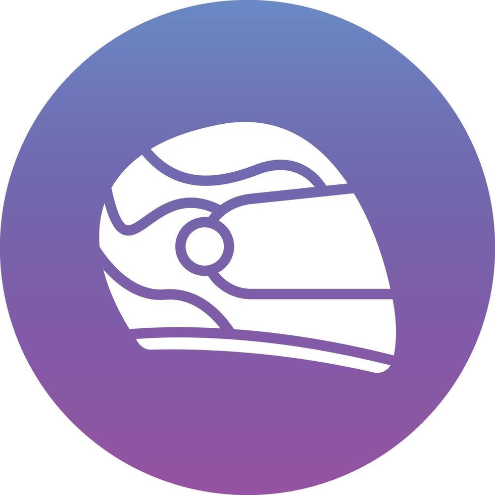 Racing Helmet Vector Icon