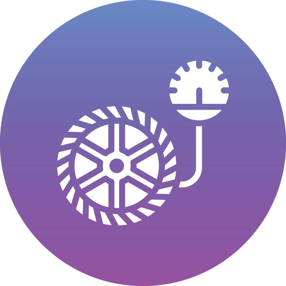 Tire Pressure Vector Icon