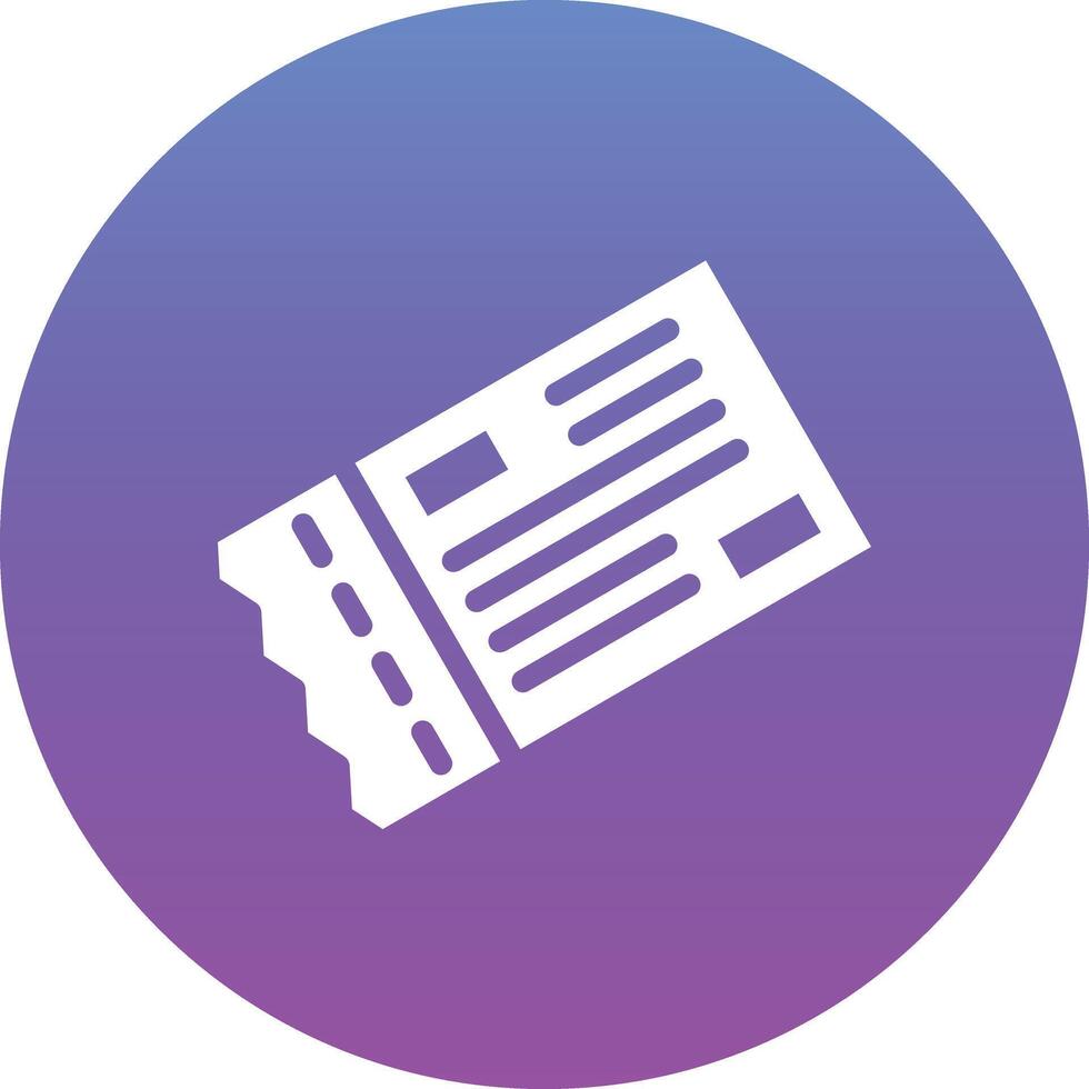 Tickets Vector Icon