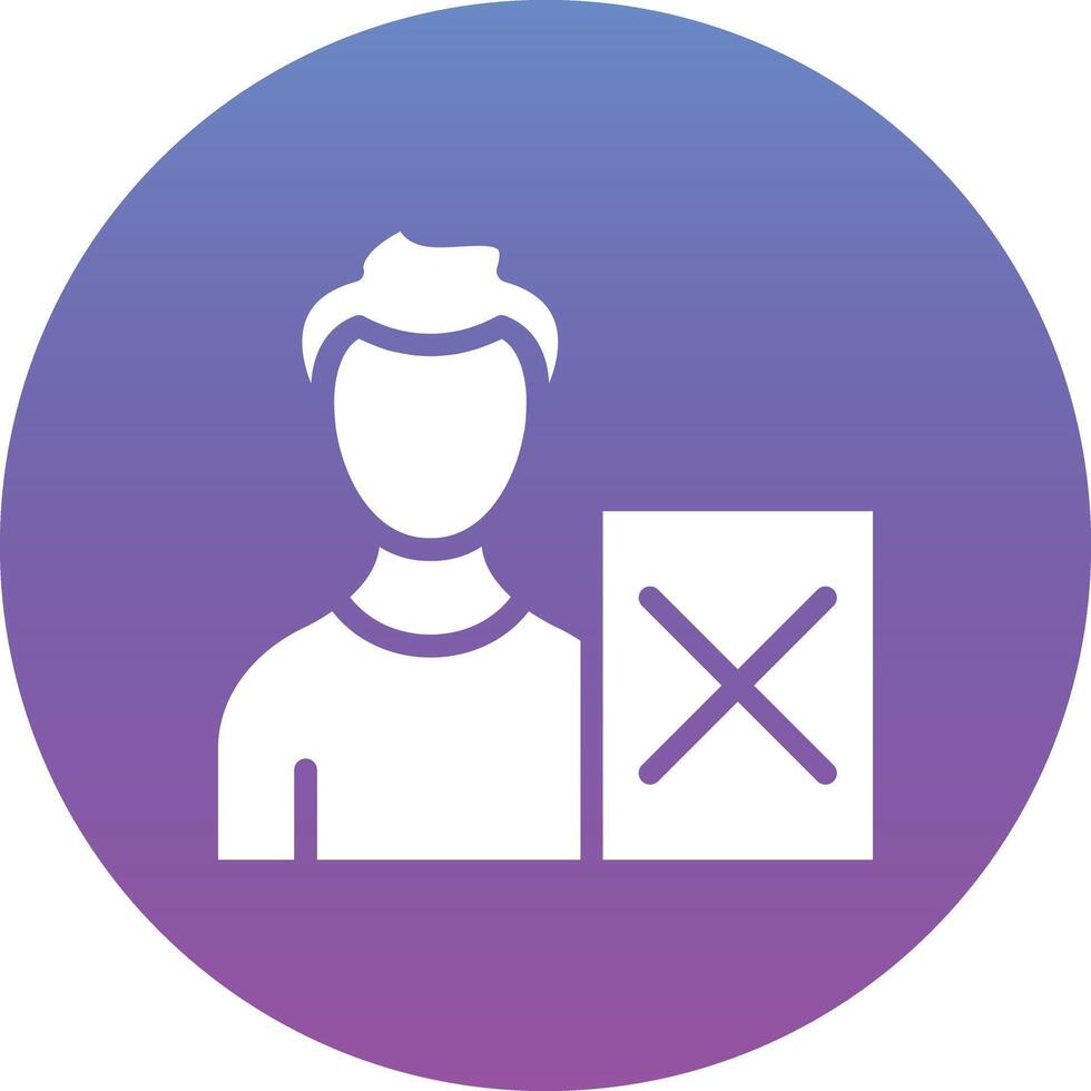 Disqualified Vector Icon