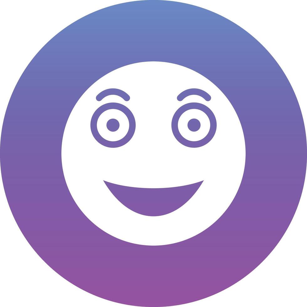 Grinning Face Vector Icon