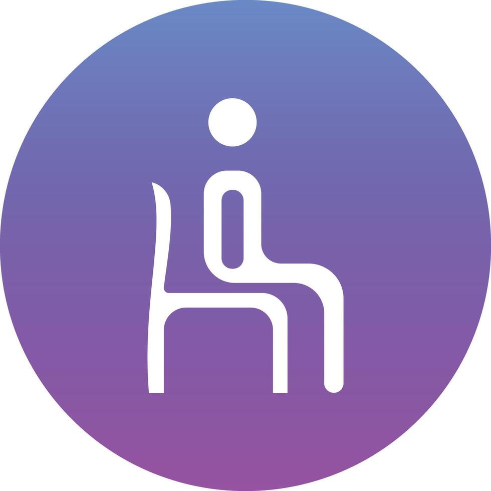 Sitting Vector Icon