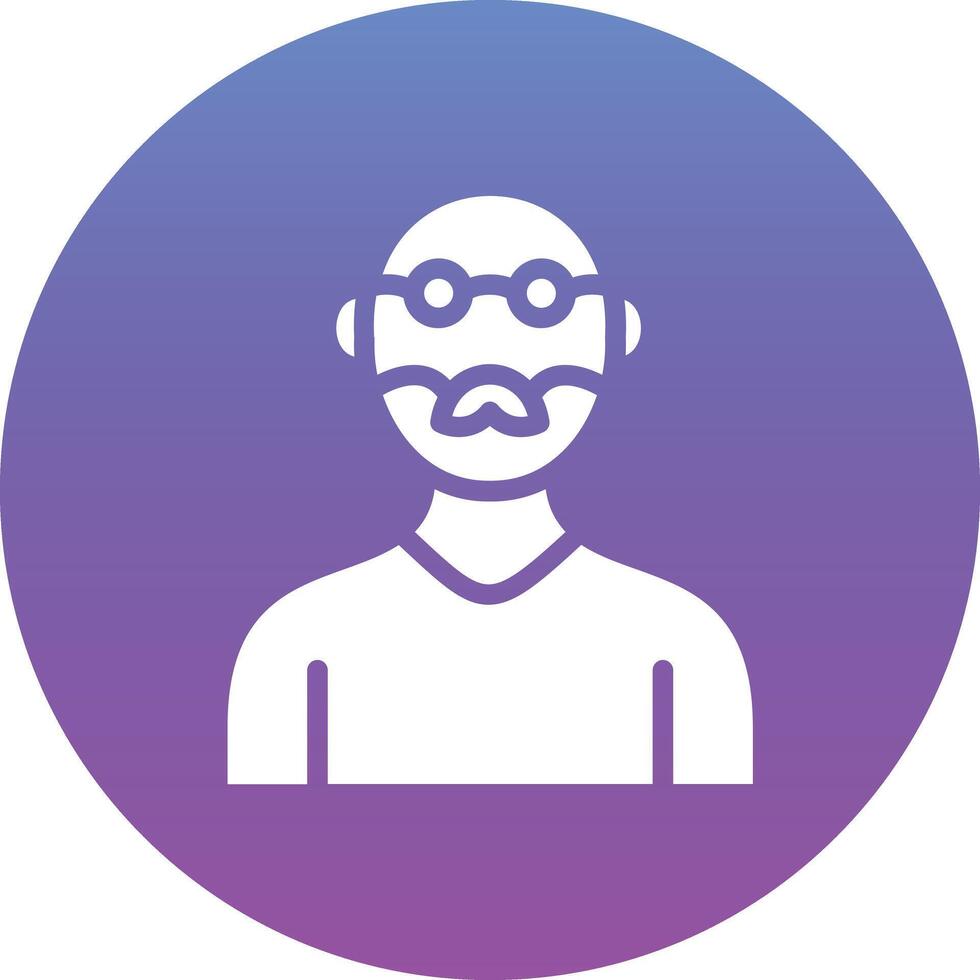 Old Man Vector Icon