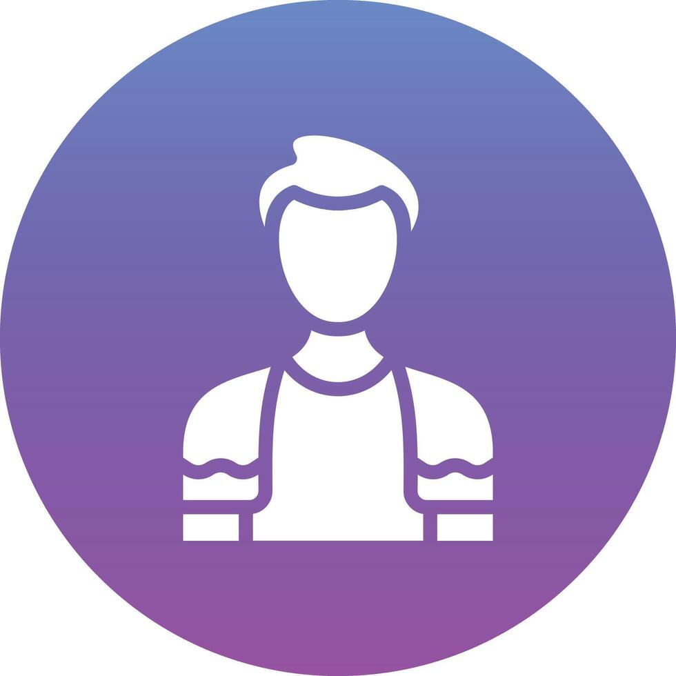 Man hanging Towel Vector Icon