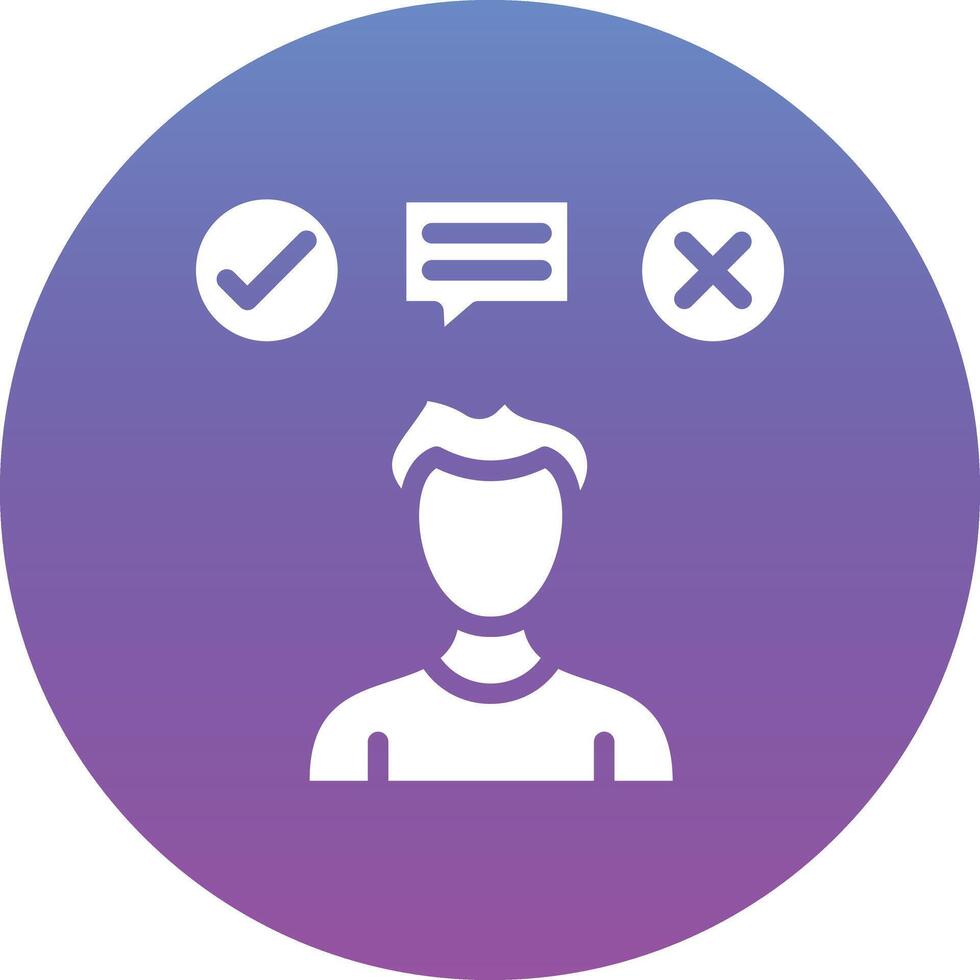 Decision Making Vector Icon