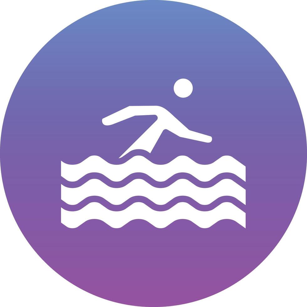 Swimming Person Vector Icon