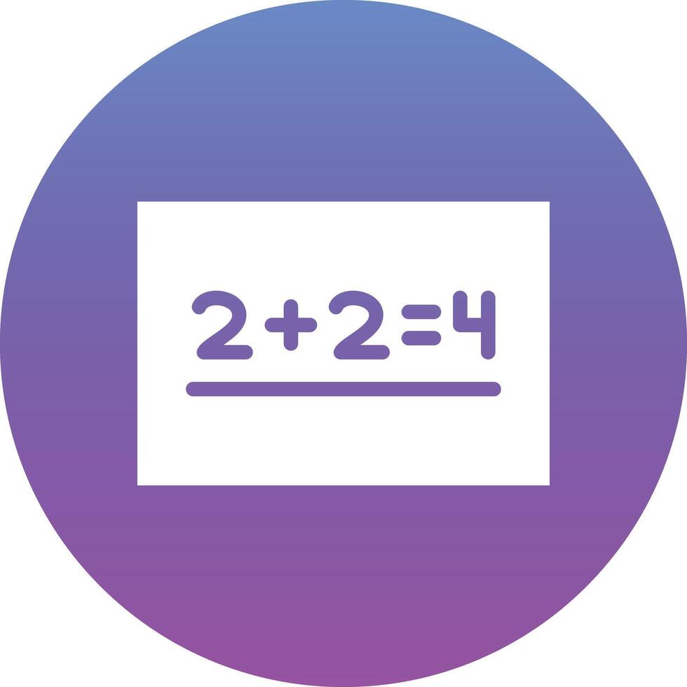 Mathematics Vector Icon