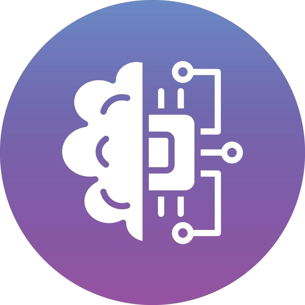 Machine Learning Vector Icon