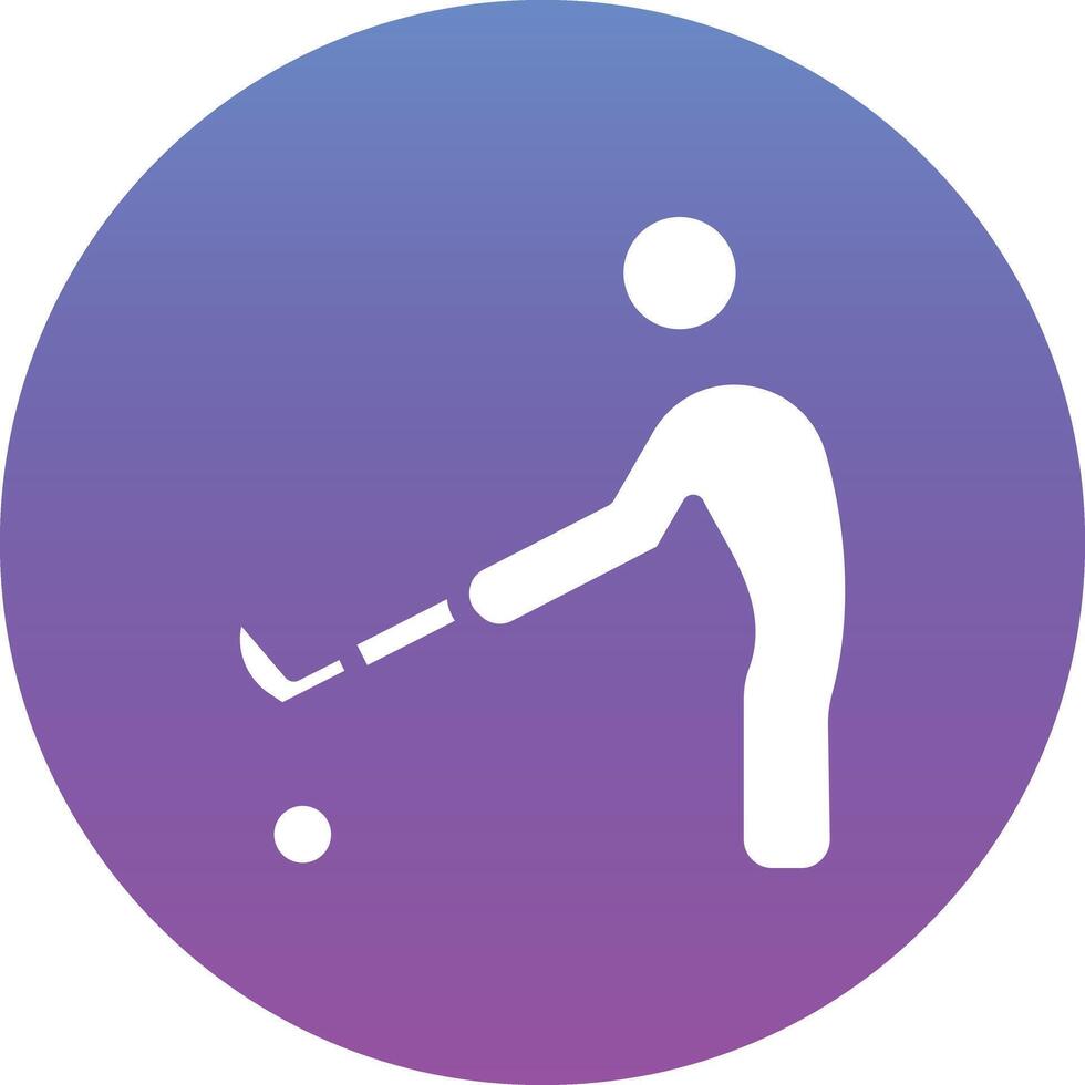 Hockey Player Vector Icon