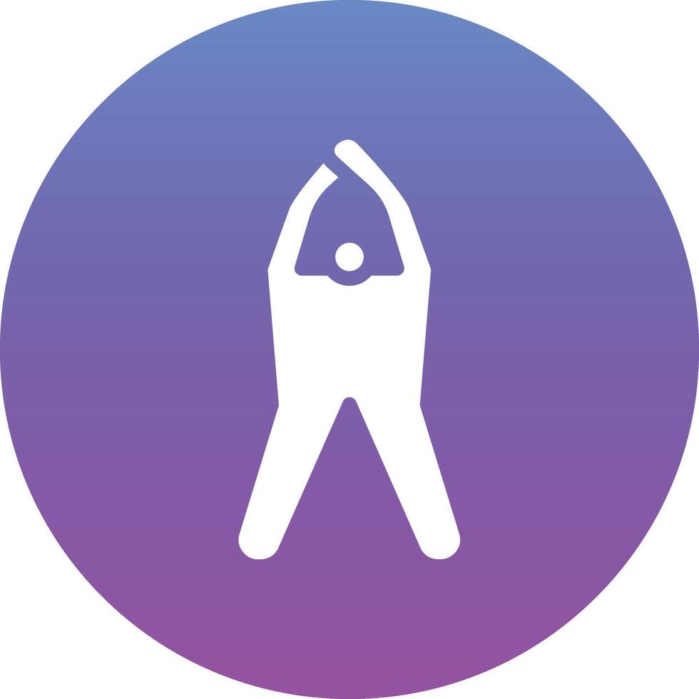 Person Exercising Vector Icon