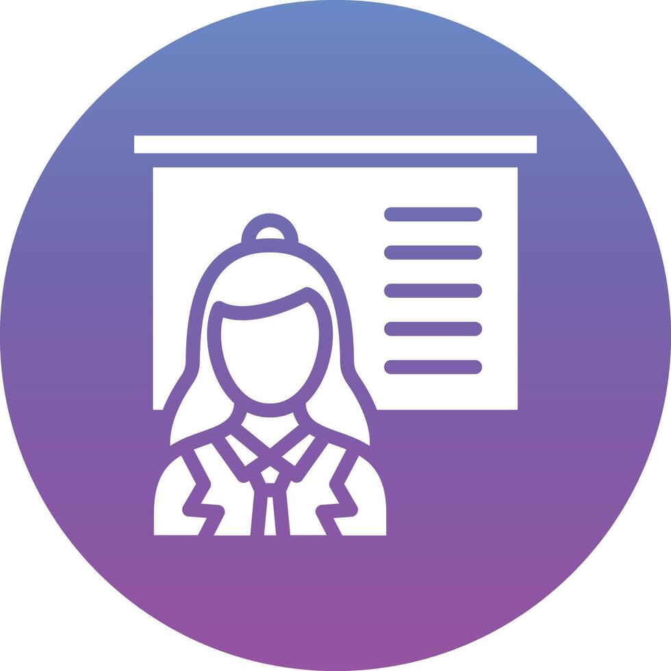 Teacher Vector Icon