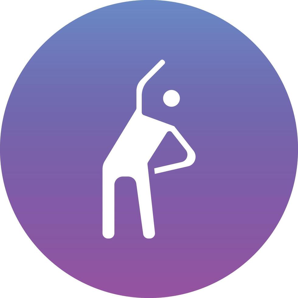 Gym Stretch Vector Icon