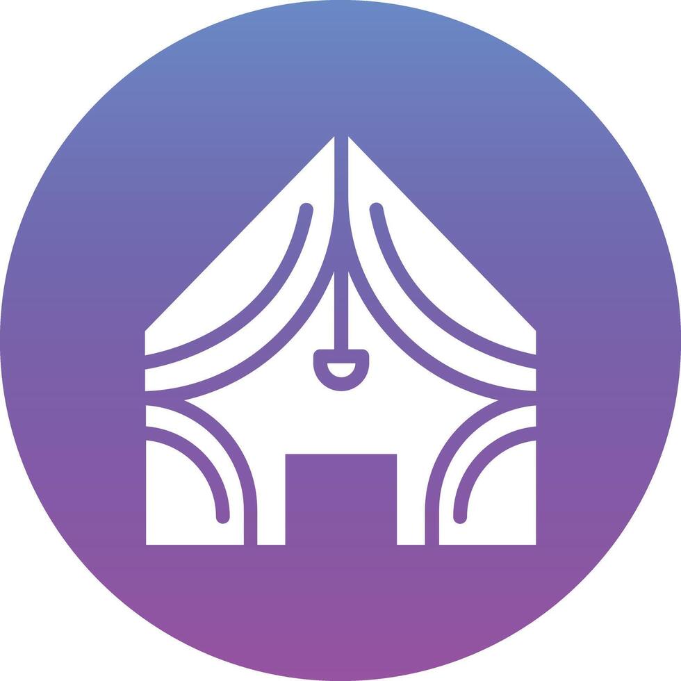 Luxury Camp Vector Icon