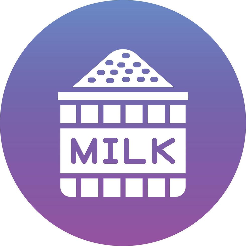 Milk Powder Vector Icon