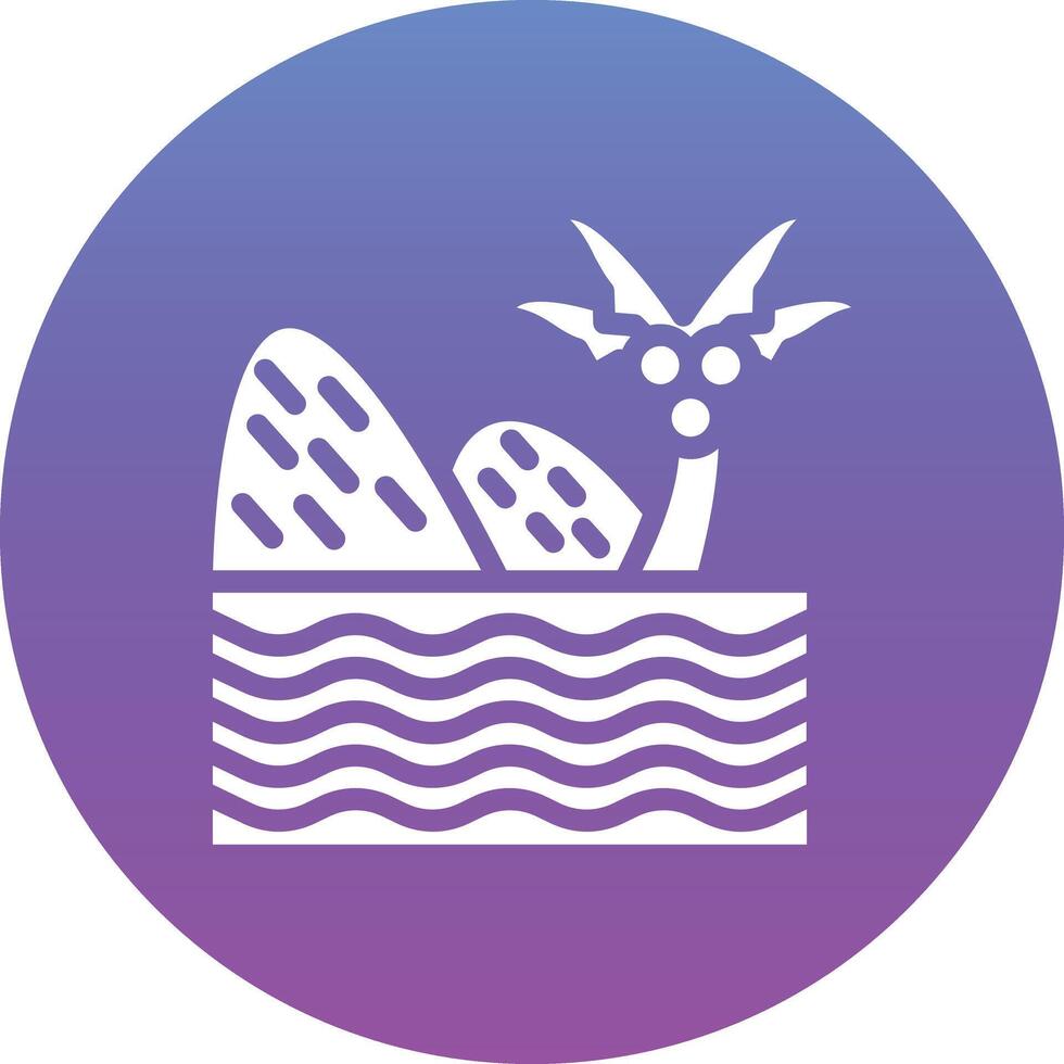 Oasis Vector Icon