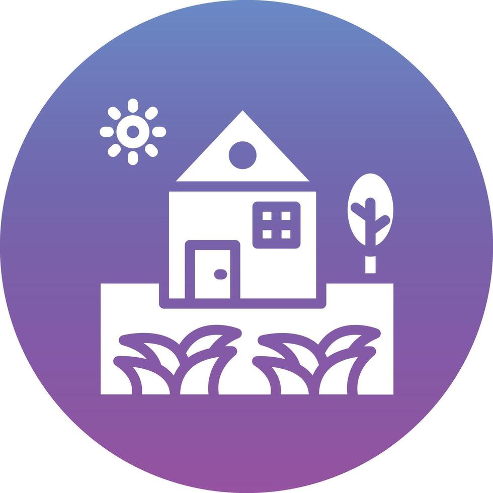 Home Landscape Vector Icon
