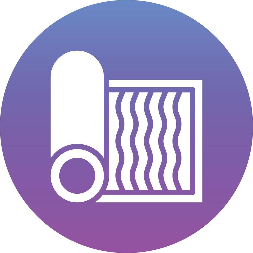 Gym Carpet Vector Icon