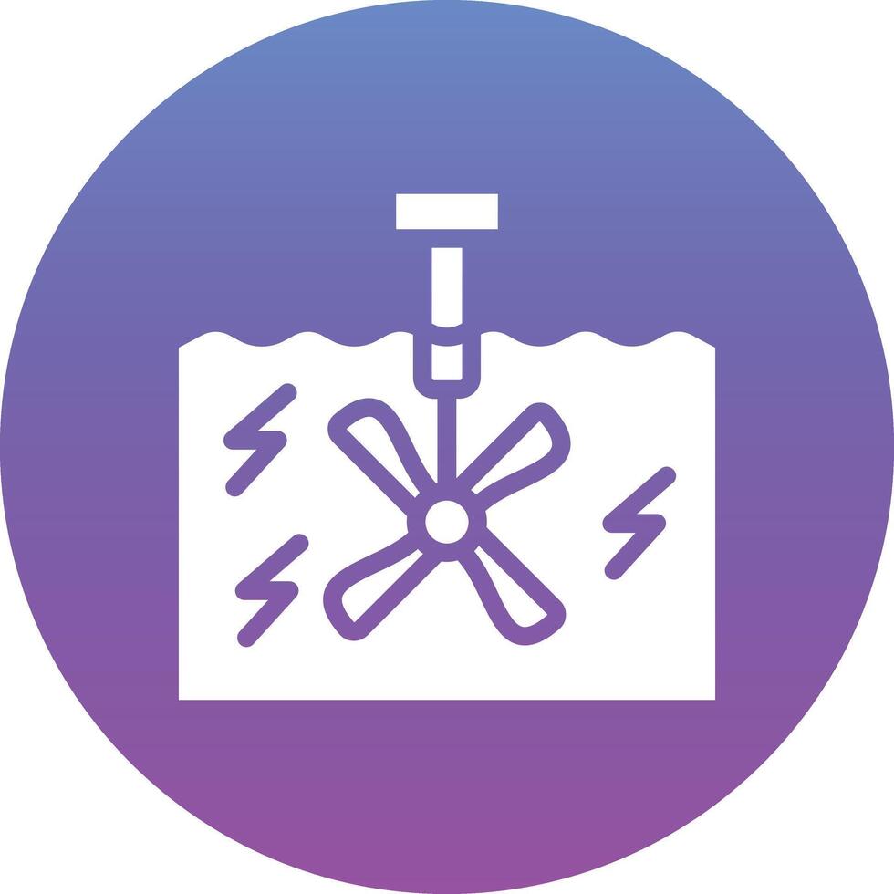 Ocean Energy Vector Icon