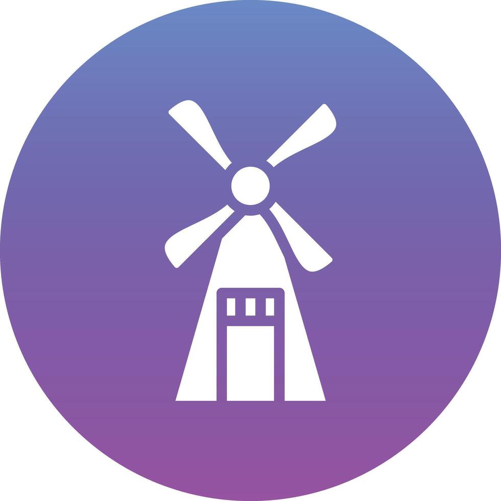 Windmill Vector Icon