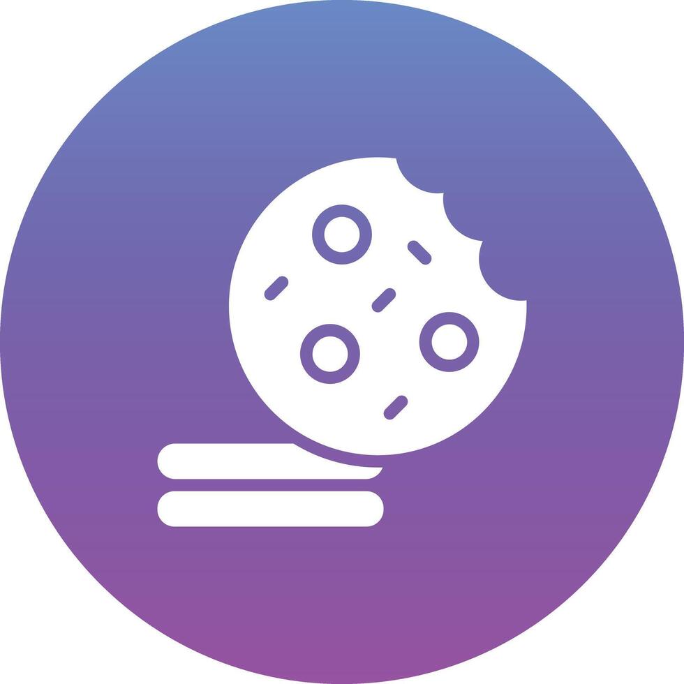 icono de vector de galletas