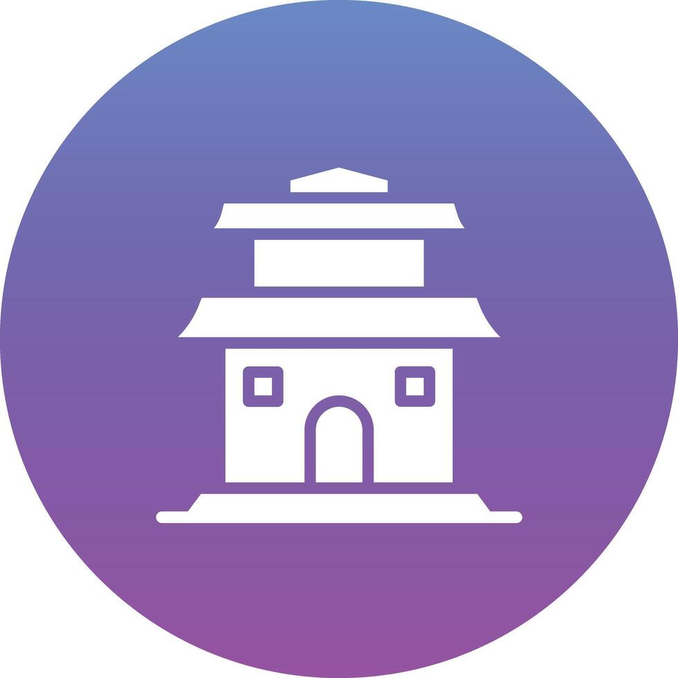 Pagoda Vector Icon