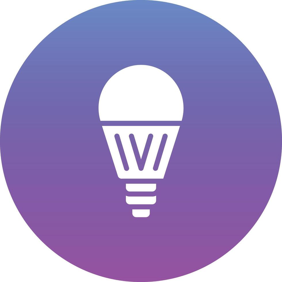 Led Lamp Vector Icon