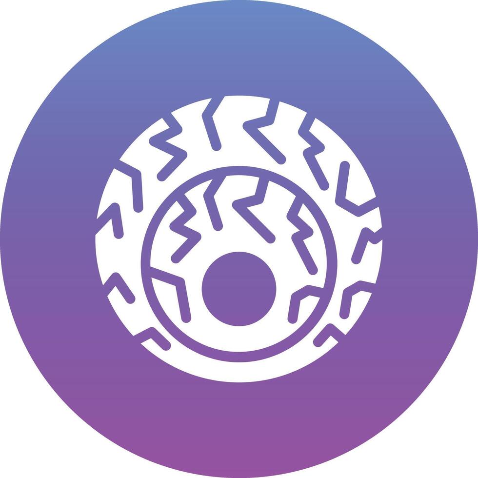 Scary Eyeball Vector Icon