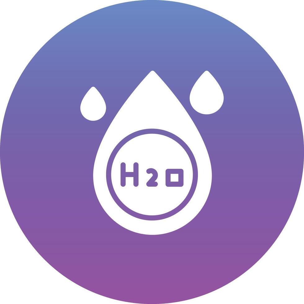H2O Vector Icon