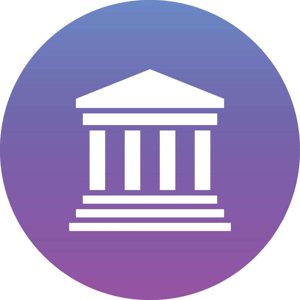 Greek Temple Vector Icon