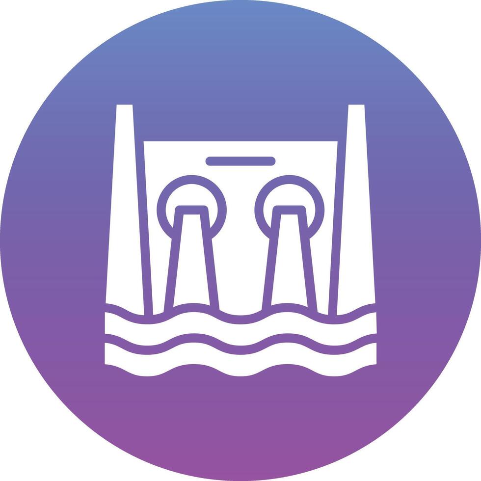 Hydro Power Vector Icon