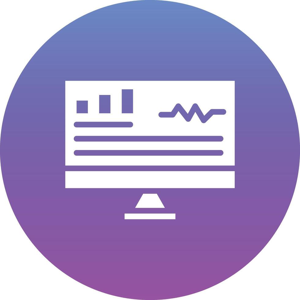 Monitoring Vector Icon