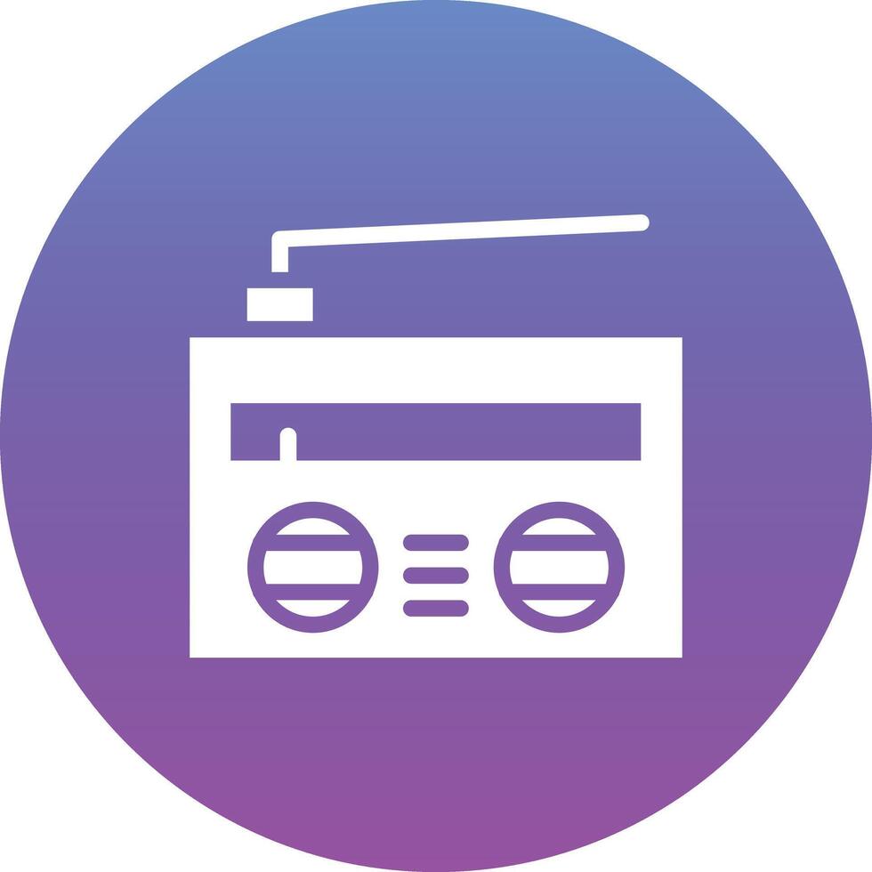 Radio Vector Icon