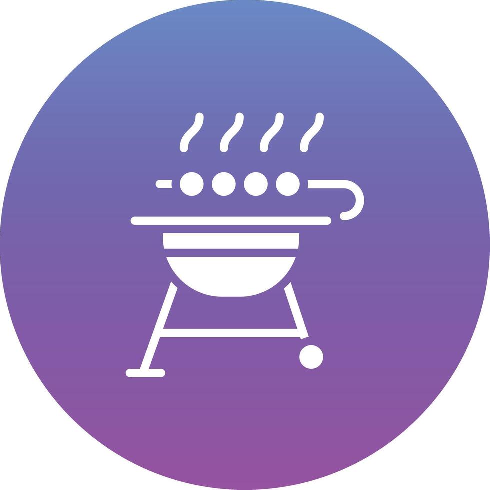 BBQ Grill Vector Icon