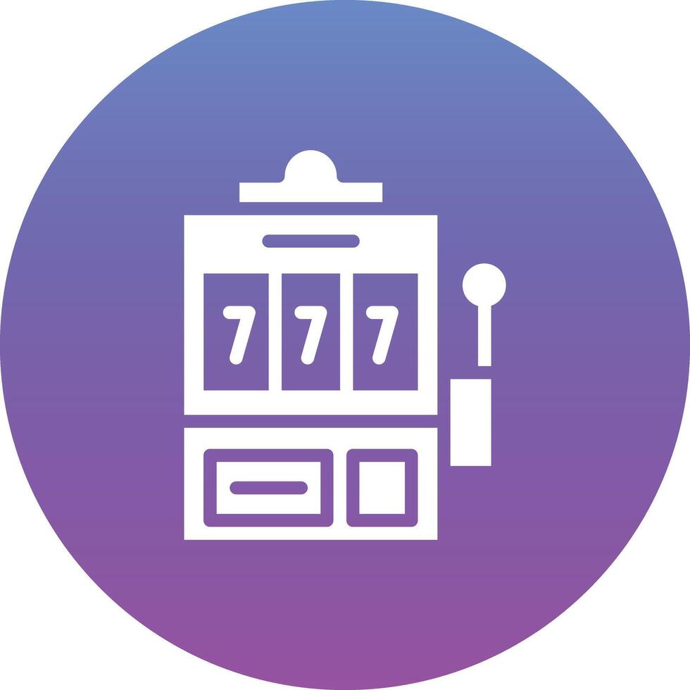 Slot Machine Vector Icon