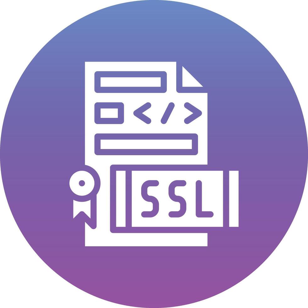 SSL File Vector Icon