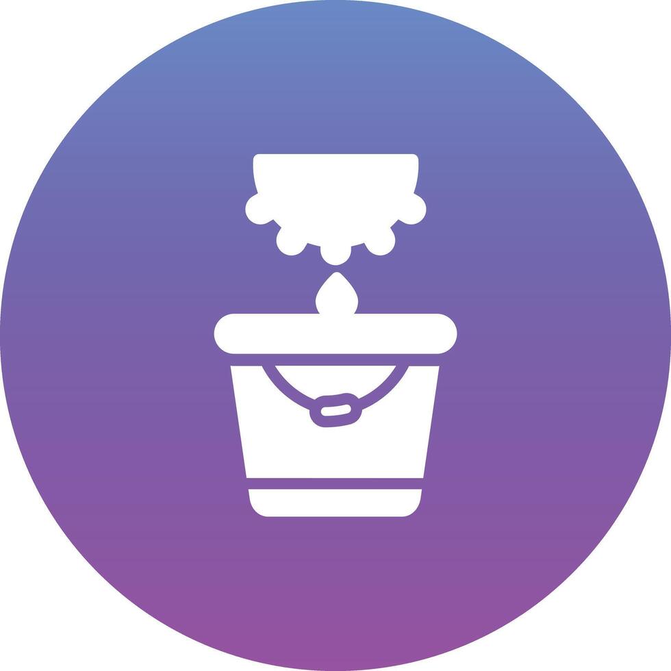 Milk Bucket Vector Icon
