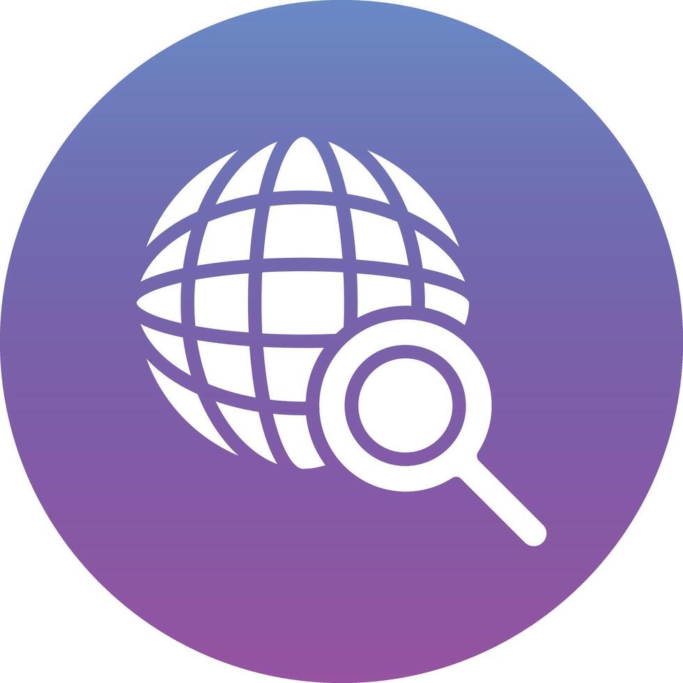Global Search Vector Icon