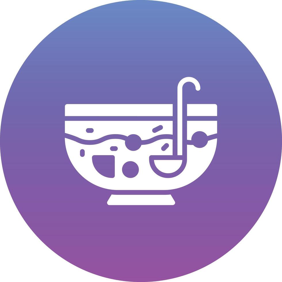 Birthday Punch Vector Icon