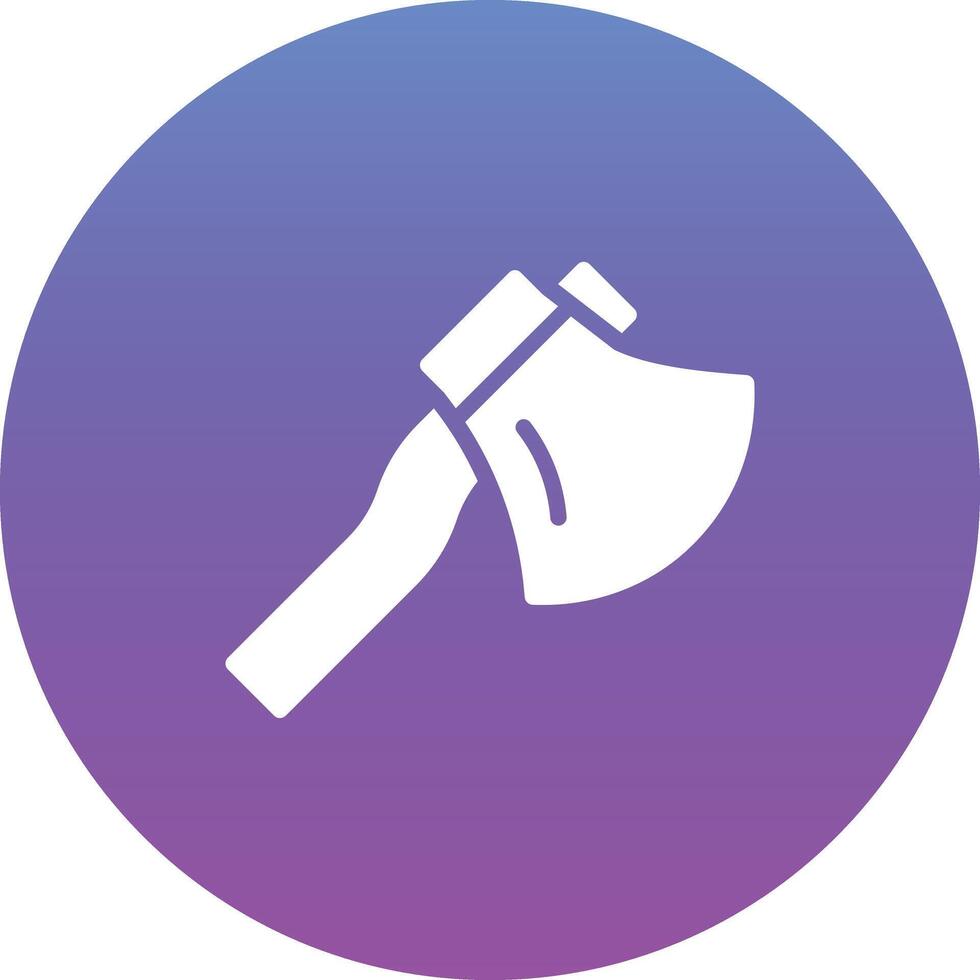 Wood Axe Vector Icon