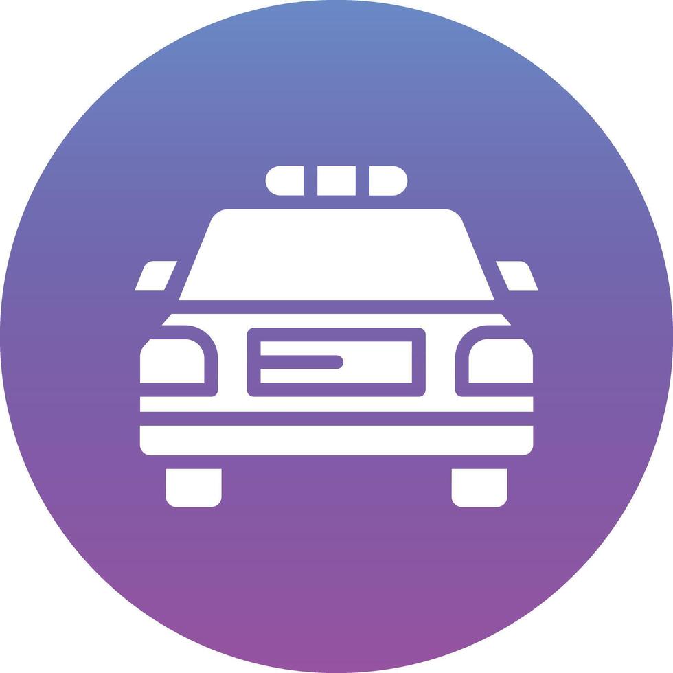 Police Car Vector Icon