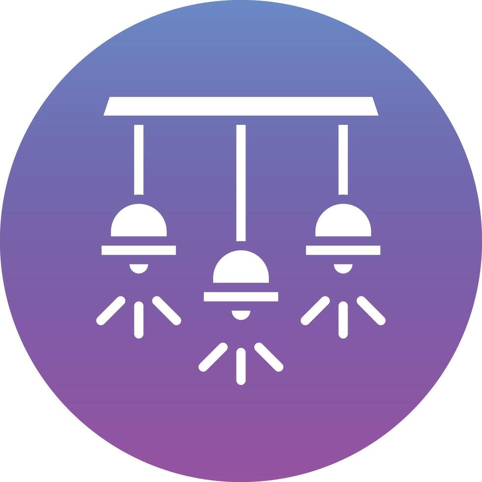 Ceiling Lamp Vector Icon
