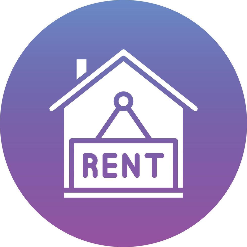 Rent House Vector Icon