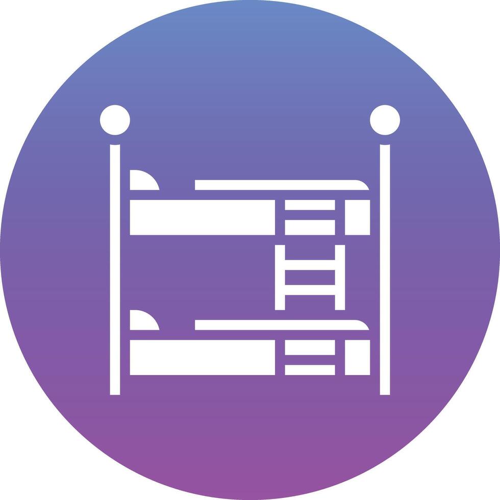 Bunk Bed Vector Icon