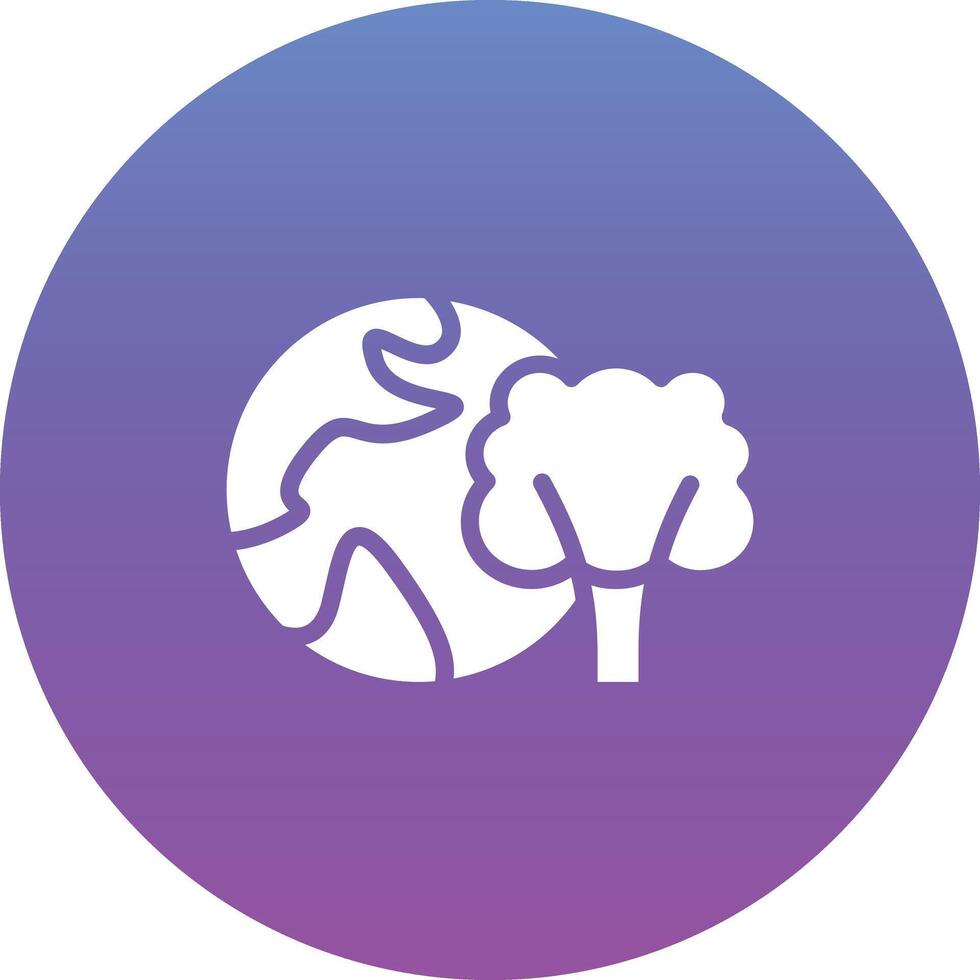 Green Planet Vector Icon