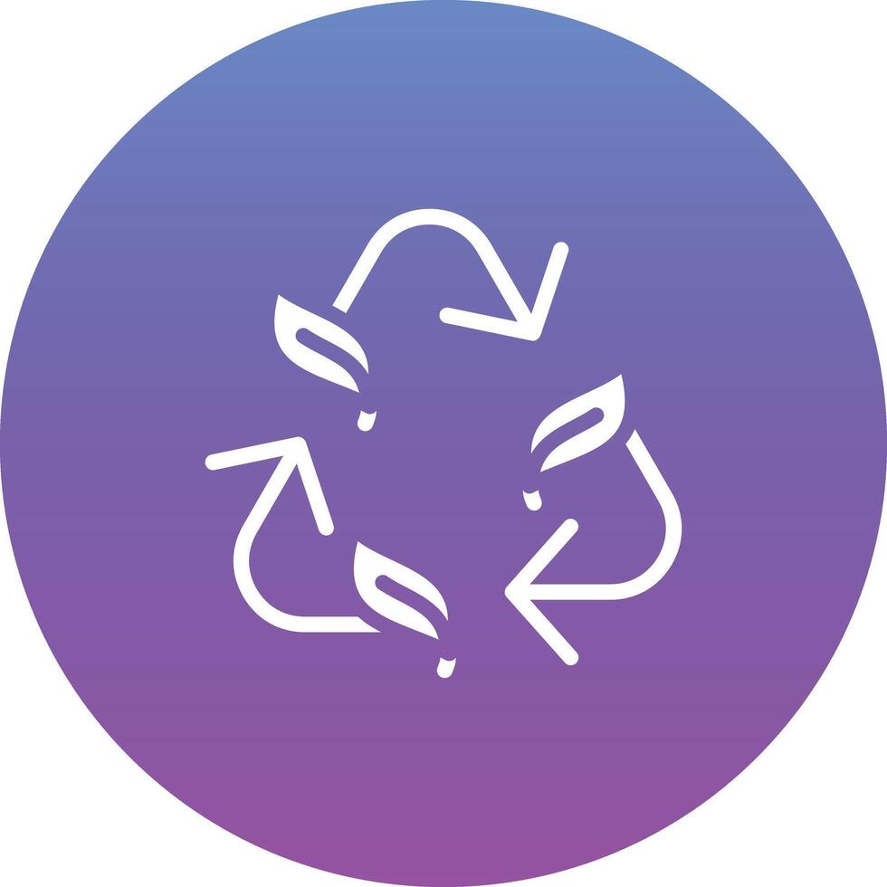 Leaf Recycle Vector Icon