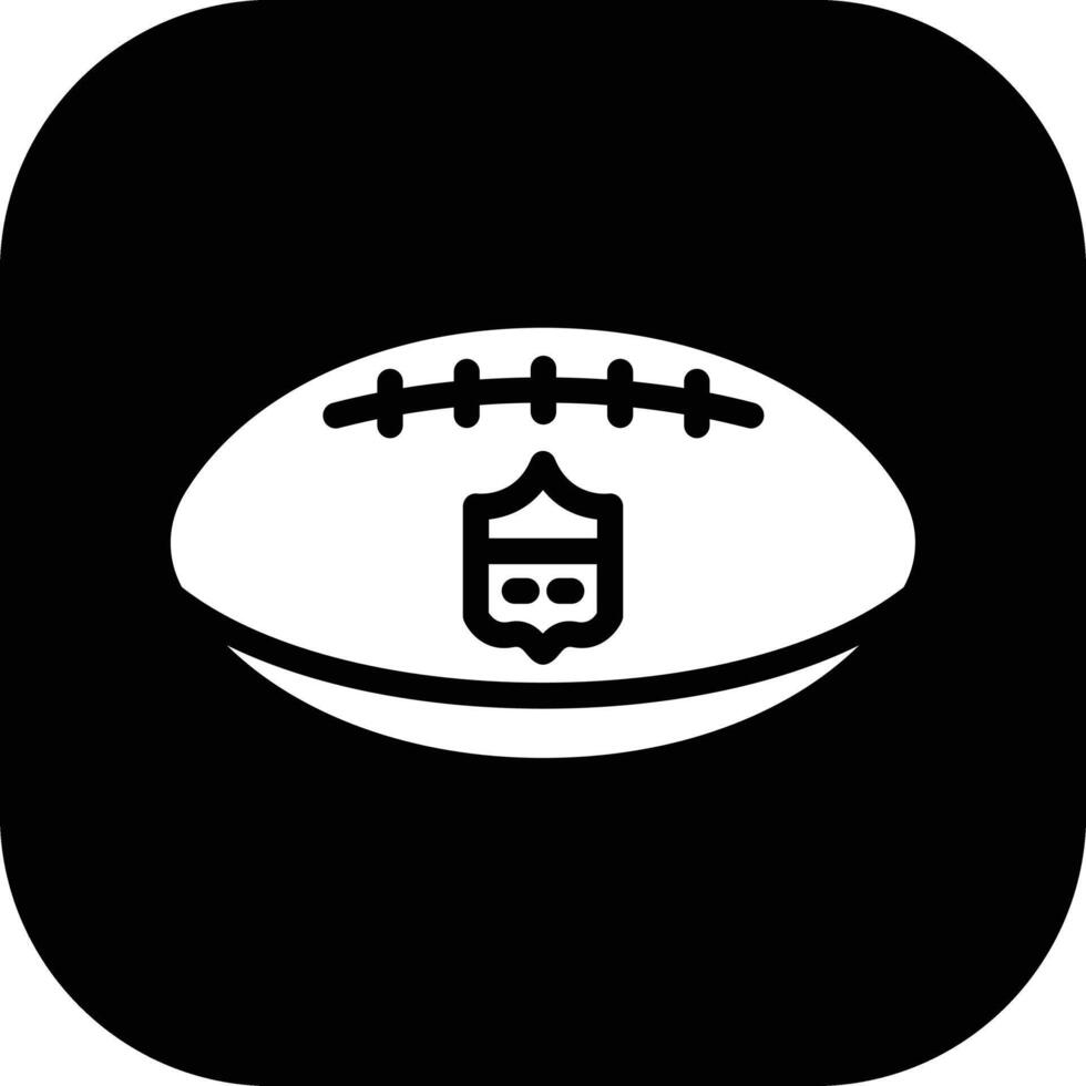 icono de vector de fútbol americano