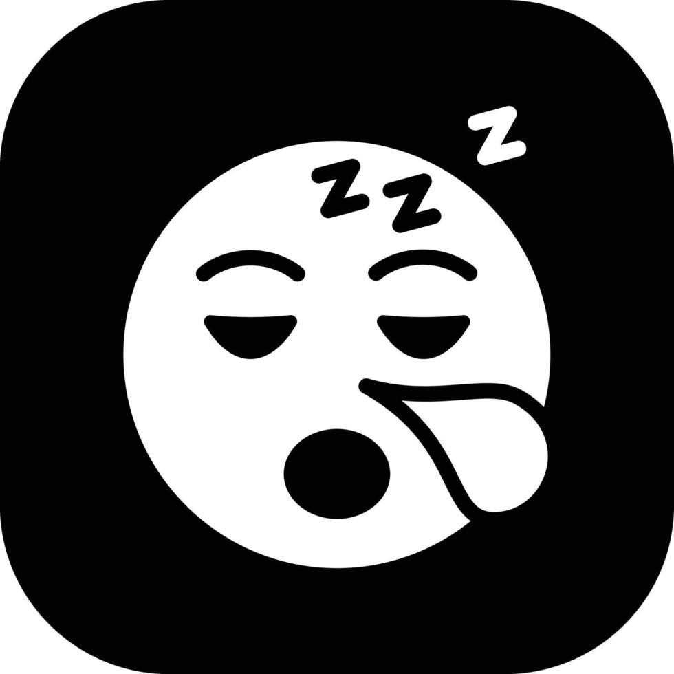 Sleepy Face Vector Icon